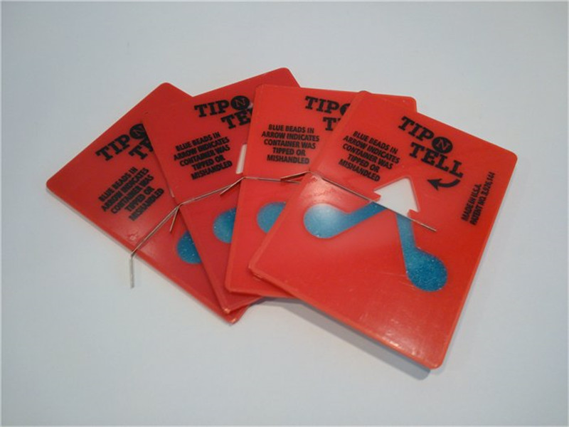 Original imported Tip n Tell anti-tilt sticker herringbone anti-tilt monitoring label 45 degree sand anti-tilt