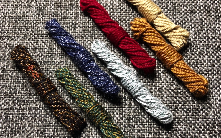 """"""Yun Yu"," Rubbing Cotton Thread - Purely Hand-Dyed and Rubbing Jewelry Thread Wenwan Thread and Buddha Bead Thread """"""Yun Yu"," Rubbing Cotton Thread - Purely Hand-Dyed and Rubbing Jewelry Thread Wenwan Thread and Buddha Bead Thread