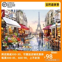 (Spot) Castorland Paris Street Florist Macneil 1500 pieces of European import puzzle