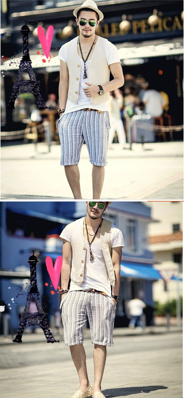 Mùa hè cotton và lanh vest nam mỏng mỏng kinh doanh vest bình thường Anh gió lanh văn học vest - Áo vest cotton ao ghi le
