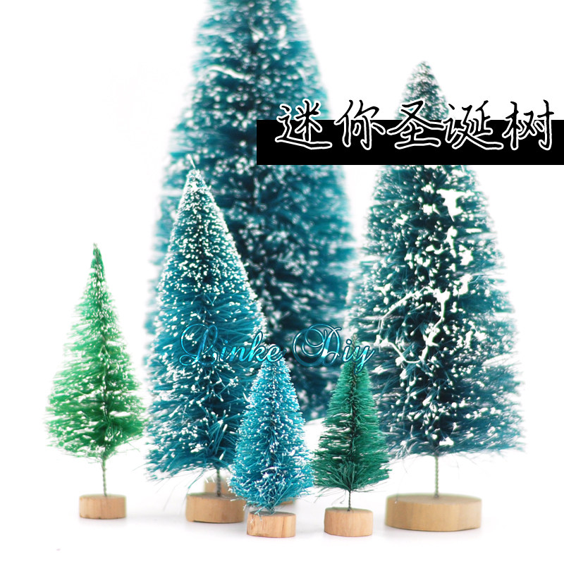 Decorative Mini Christmas tree 4-23CM Christmas desktop ornaments