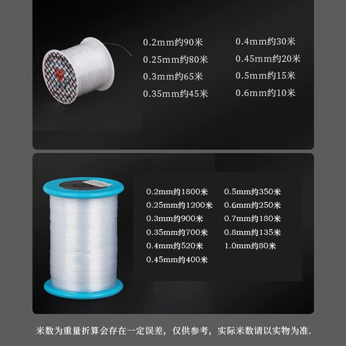 Эластичная леска ручной работы, плетеное кольцо, прозрачные шелковые нитки