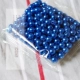 6 -миллиметровое имитационное жемчужное синий около 200 1,5 отверстия может быть проникнут