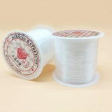 Плетеная леска, эластичные износостойкие плетеные бусины, нейлоновый прозрачный браслет из бисера ручной работы, шелковые нитки