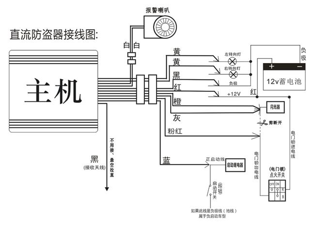 Qianjiang DC đánh lửa xe máy đặc biệt báo trộm điều khiển từ xa bắt đầu ngọn lửa im lặng đôi điều chỉnh nhạy cảm - Báo động chống trộm xe máy