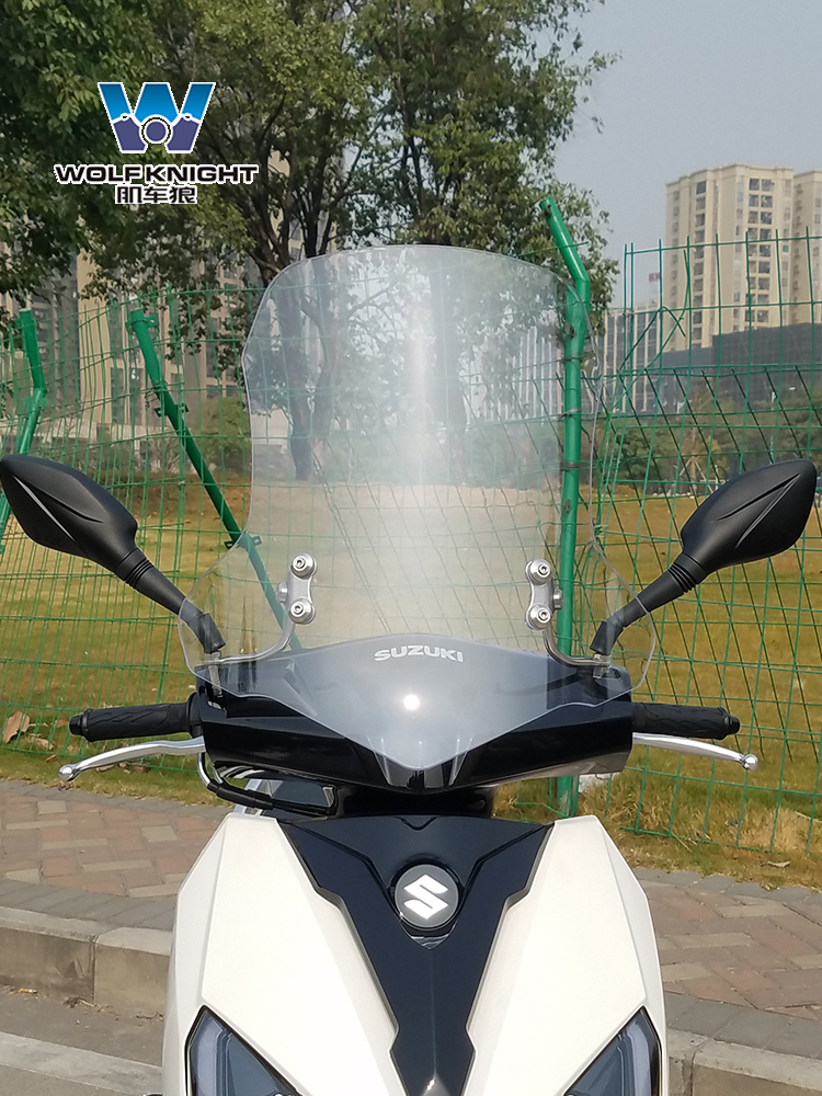 Muscle car wolf suitable for Suzuki UY125 windshield UY125 windshield windshield front windshield windshield windshield change