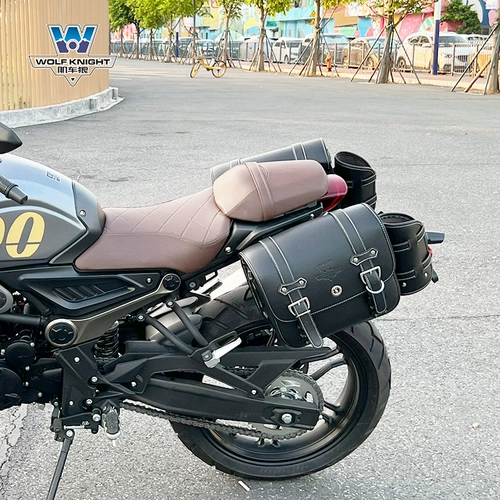 Muscle Wolf подходит для Wuji 300AC боковой сумки боковой пакет ретро -боковой боковой ящик модифицированный пакет для шлема водонепроницаемость и быстрая разборка специальная специальная