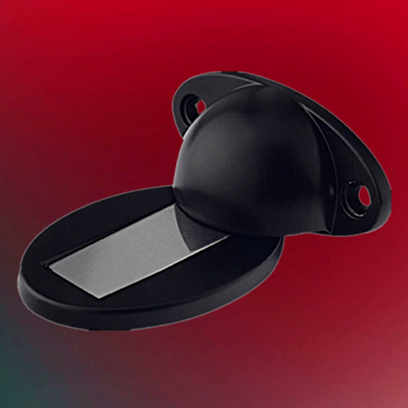 Door suction hole-free powder room strong magnetic suction door device Stainless steel door wall suction door block anti-collision door bumper invisible suction