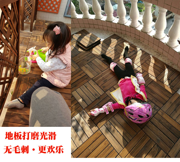 Outdoor carbonation wood in the wood