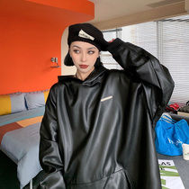 He Yimo American fried street 2021 New sweatshirt female spring and autumn thin Puskin loose hooded coat tide ins