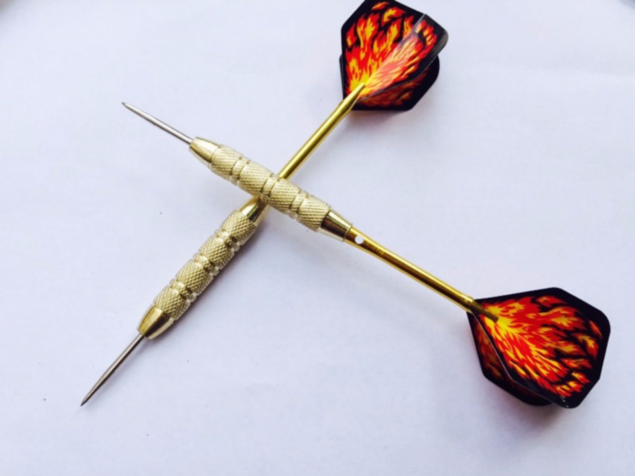 Chất lượng cao 25 ​​g 6 vàng cục nhôm Thanh kim loại đầy đủ kim phi tiêu Kim bay chuyên nghiệp - Darts / Table football / Giải trí trong nhà phi tiêu phóng