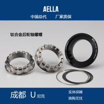 Japan AELLA titanium alloy rear axle nut suit big devil 1299 1199 V4 single rocker special