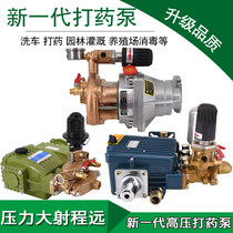 Agricultural straight Link Beating Medicine Pump Drugmaker Spray Machine Triple Cylinder Plunger Pump Garden Forest Greening Pressure Pump Head Spray machine