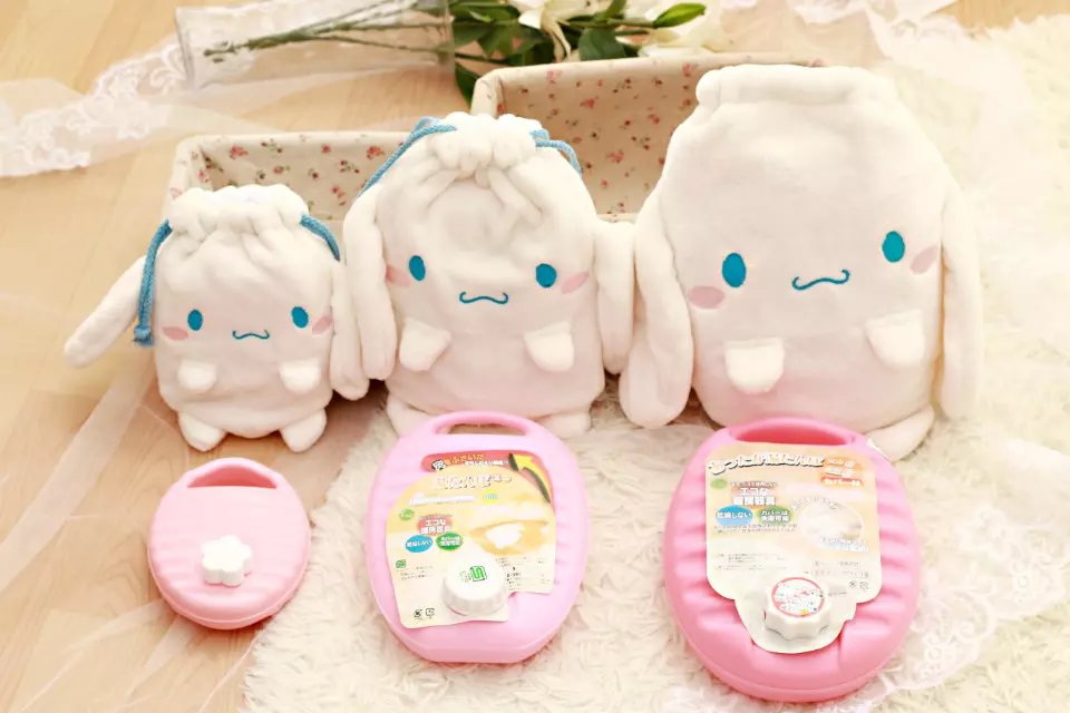 Little white corner biology warm pot soup - woman injected water and heating pot