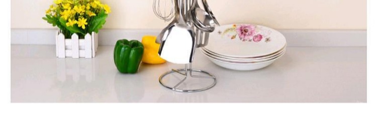 Bếp đặt muỗng nấu ăn muỗng thìa nhà lưu trữ đa chức năng treo nồi xẻng sàn kệ bếp chảo gang bếp từ