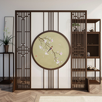 New Chinese Screen Partition Living Room Entrance Door Shielded into the family Xuanguan Modern Brief About solid wood florist Creative seat screen