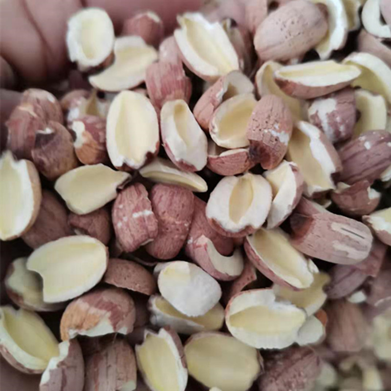 Hunan Xiangtan Special production wild red lotus seed to core open side lotus 500g crushed lotus seed Big debris 1 catty