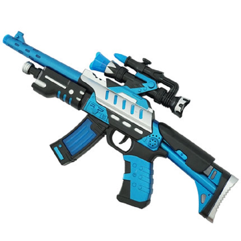 声光电动玩具枪儿童仿真吃鸡音乐男孩