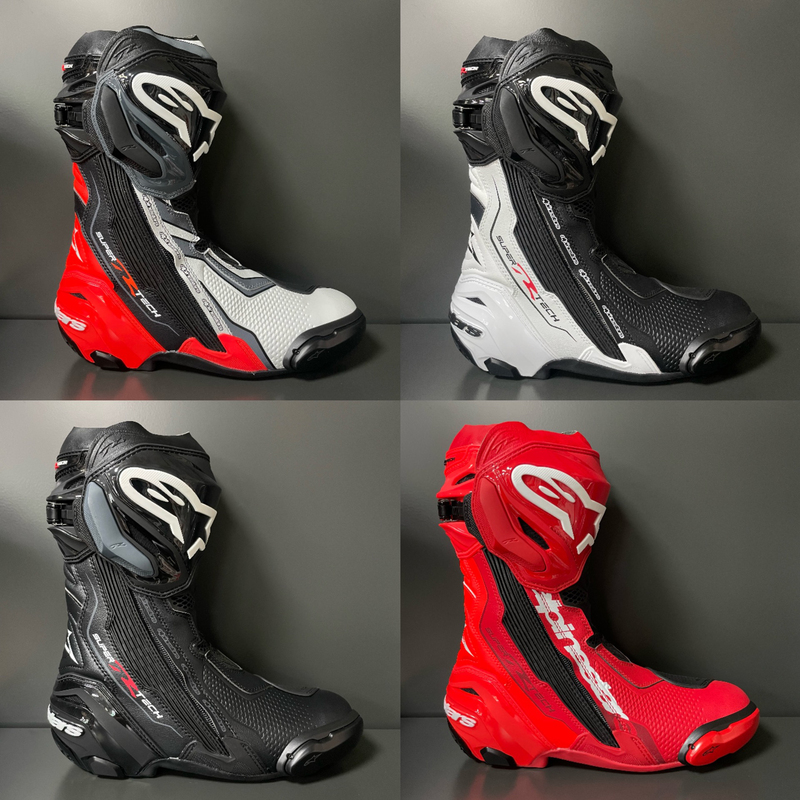A-Star Supertech R Riding Boots, Track Boots, Anti-Fall, Wear-Resistant, Breathable Motorcycle A-Star Riding Boots