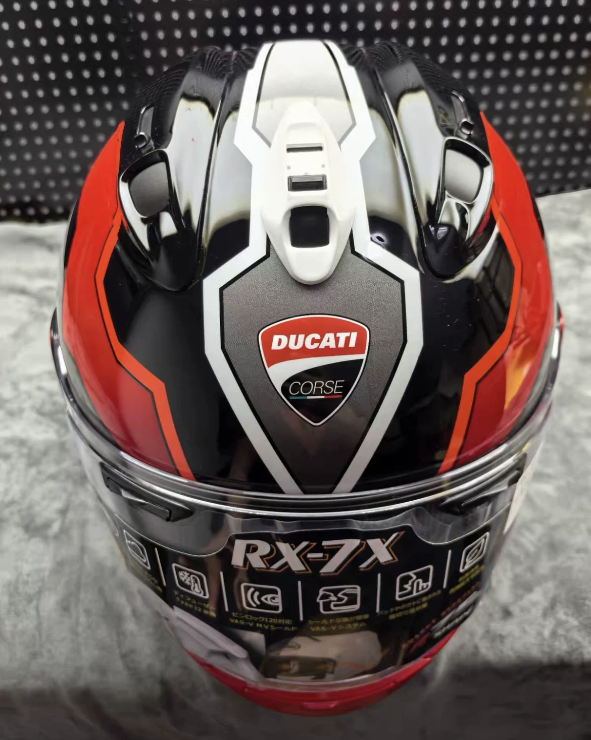 Шлем ARAI RX7X Ducati Corse V3 V5 V6 V7 V8 SRC полный шлем и полушлем