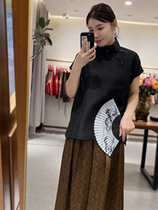 Consult customer service for price details. Shopping mall counter original design silk fragrant cloud yarn Chinese style womens clothing temperament