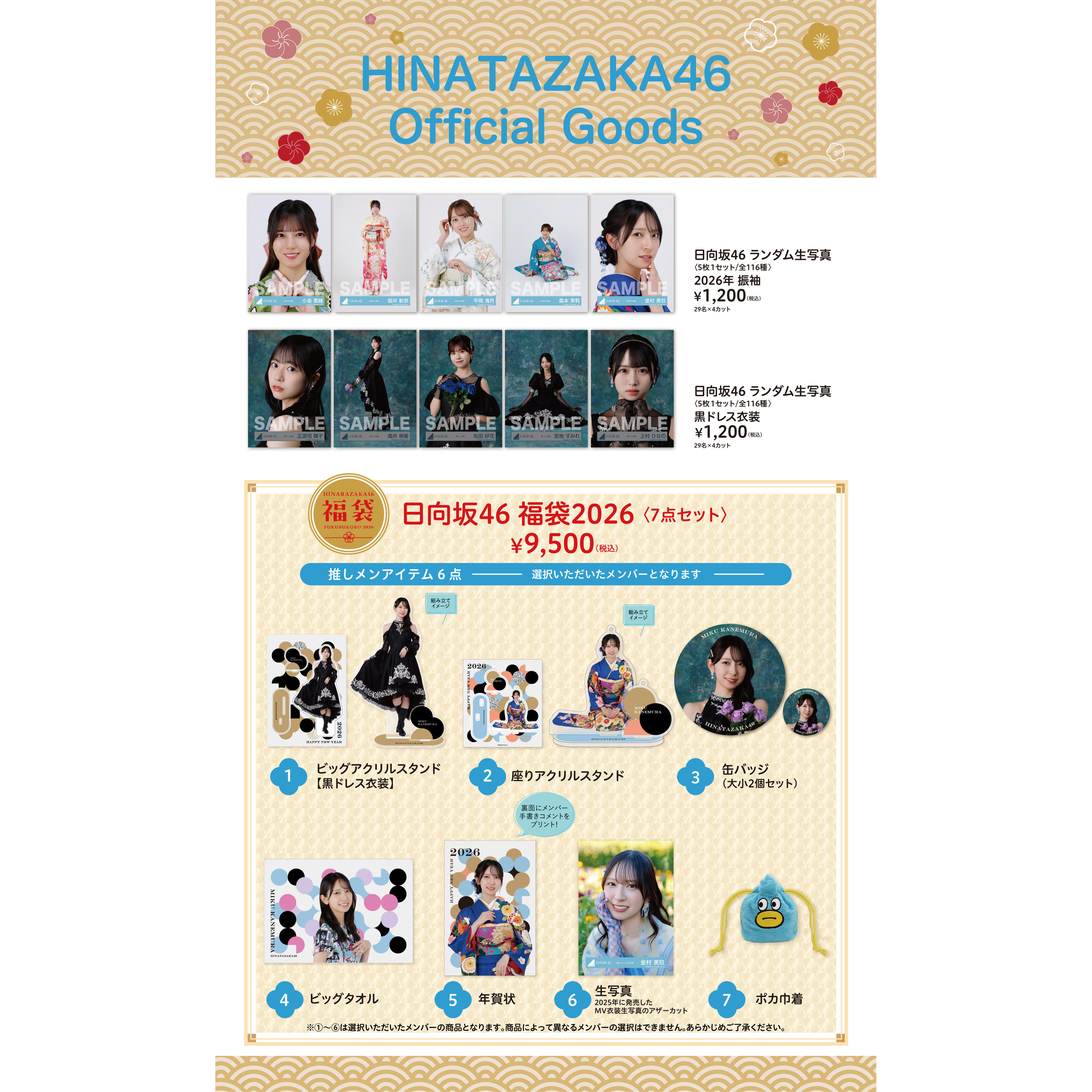 🎉日向坂46 福袋2026 | 新年抽包生写✨-影视-淘宝好物网