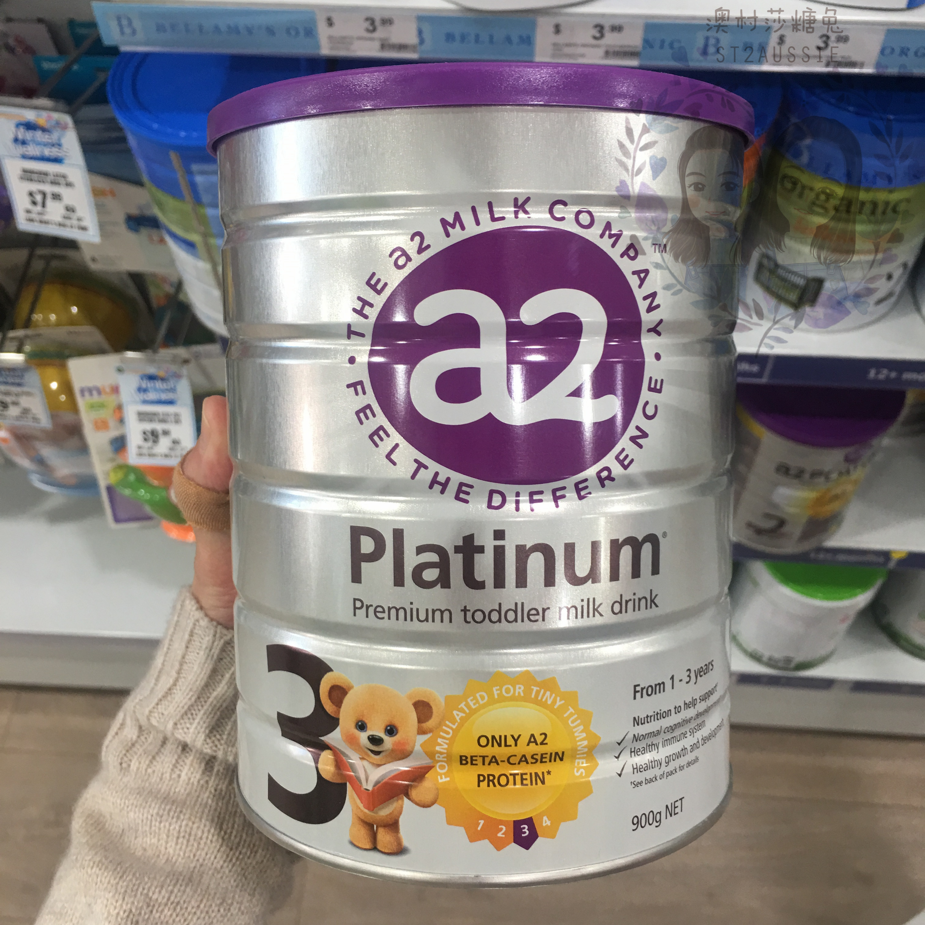 Australia A2 Platinum Edition three-segment New Zealand Platinum baby baby imported formula cow milk powder 3 segment