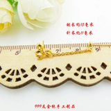 Золотые серьги с бантиком