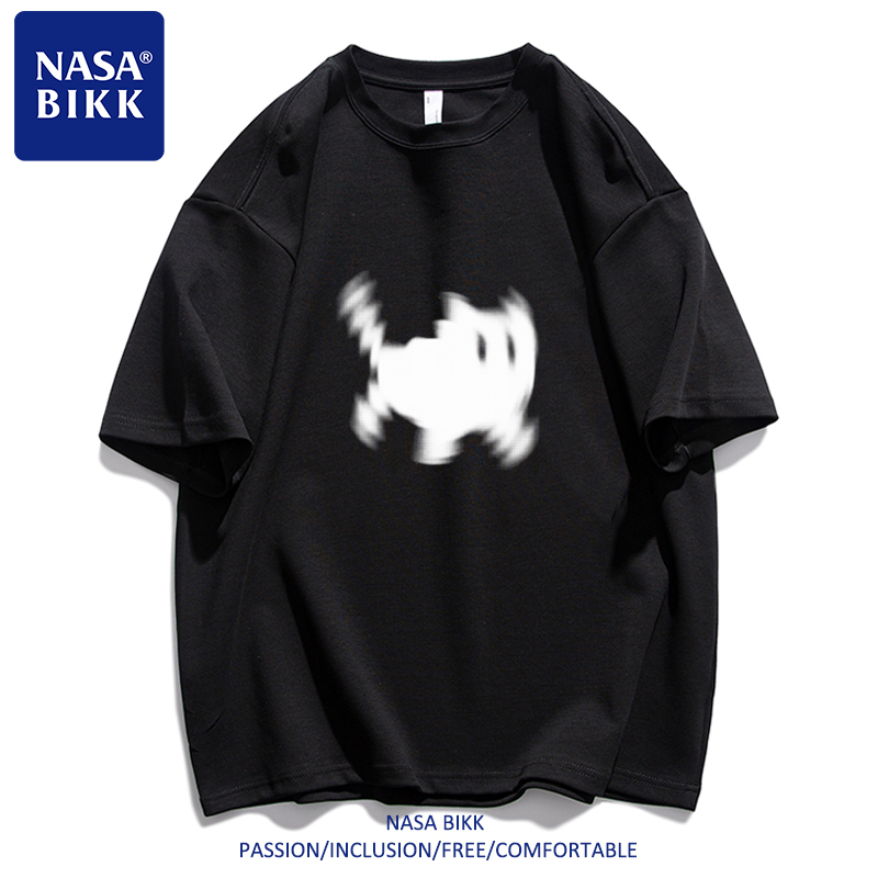 【Dynamic Meow】Pure Cotton Short-Sleeve T-Shirt for Men and Women, Summer Couple's Versatile Trendy Round-Neck Loose Casual Half-Sleeve