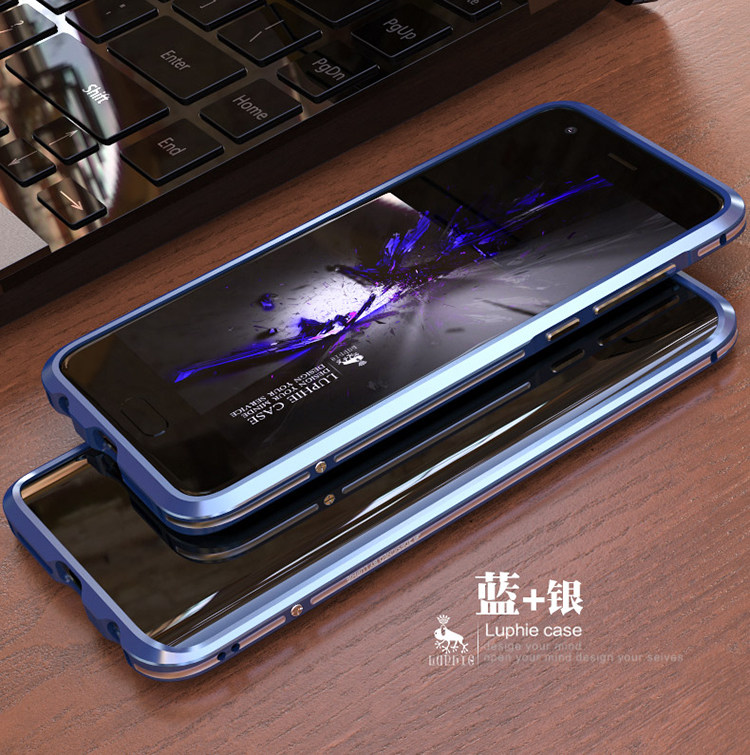 Luphie Bicolor Blade Sword Slim Light Aluminum Bumper Metal Shell Case for Huawei Honor 9