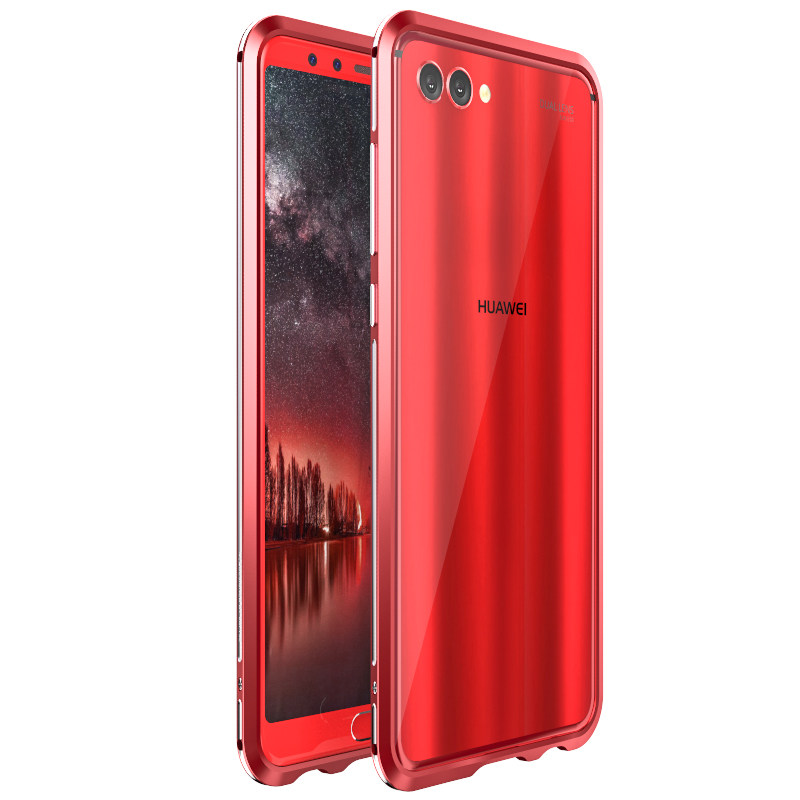 Luphie Bicolor Blade Sword Slim Light Aluminum Bumper Metal Shell Case for Huawei nova 2s