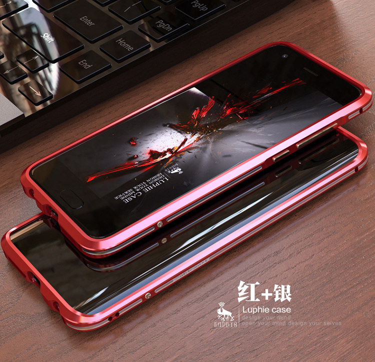 Luphie Bicolor Blade Sword Slim Light Aluminum Bumper Metal Shell Case for Huawei Honor 9