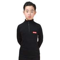 Boys Latin dance clothing children boys boys girls long-sleeved practice performance tops spring 2024 new style