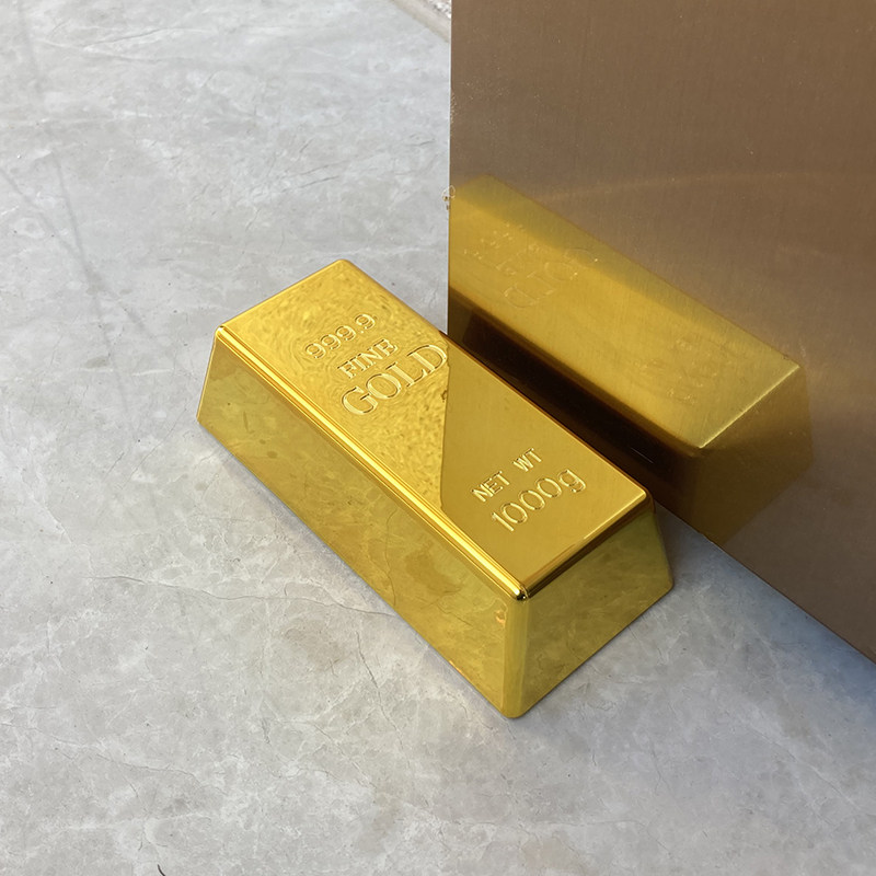 Creative Door Blocking Doors Blocking Doors Stopper Advertising Campaign Props Supplies Big emulation BRICS Fake Gold Nuggets Gold Bullion
