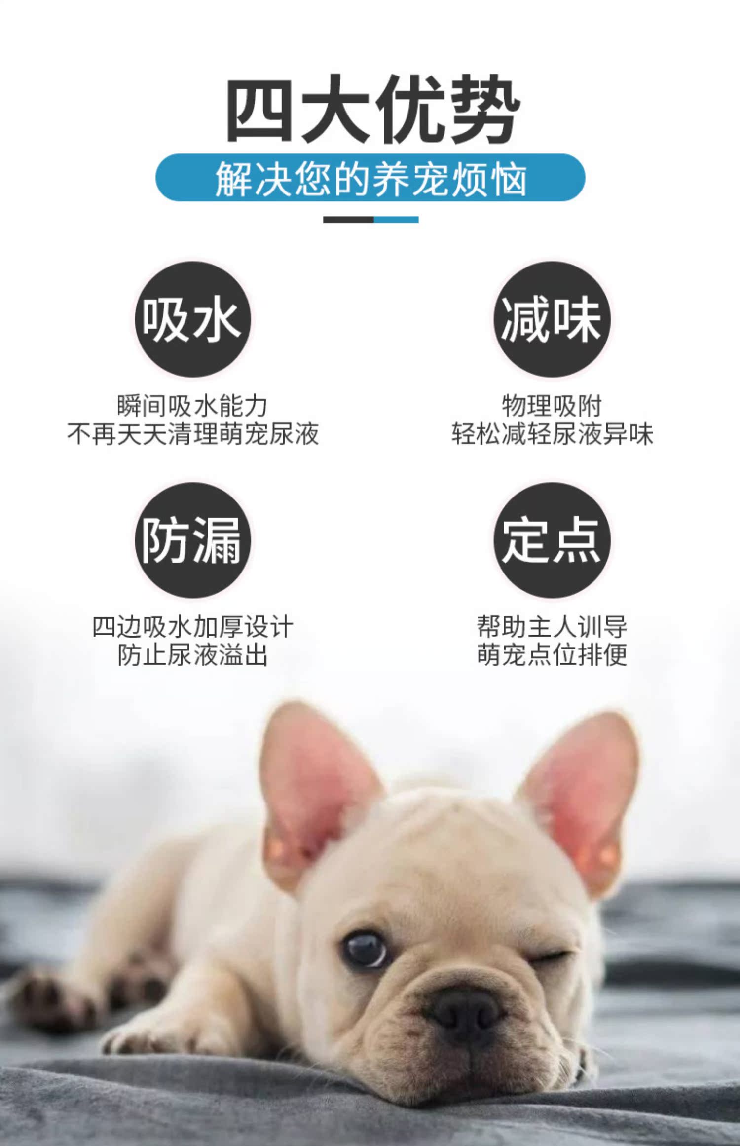 Tuyết thơm thú cưng tã mèo cung cấp chất khử mùi pad 50 tã tã chó dày - Cat / Dog Beauty & Cleaning Supplies lược chải lông mèo chó	