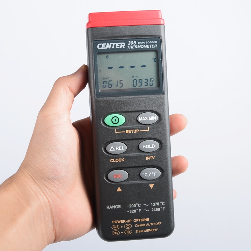 New CENTER305 memory thermometer thermometer temperature tester furnace temperature tester