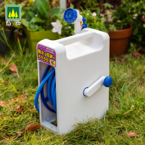 Imported flower watering hose truck set gardening car wash nozzle hose storage rack household hose reel GREENLIFE