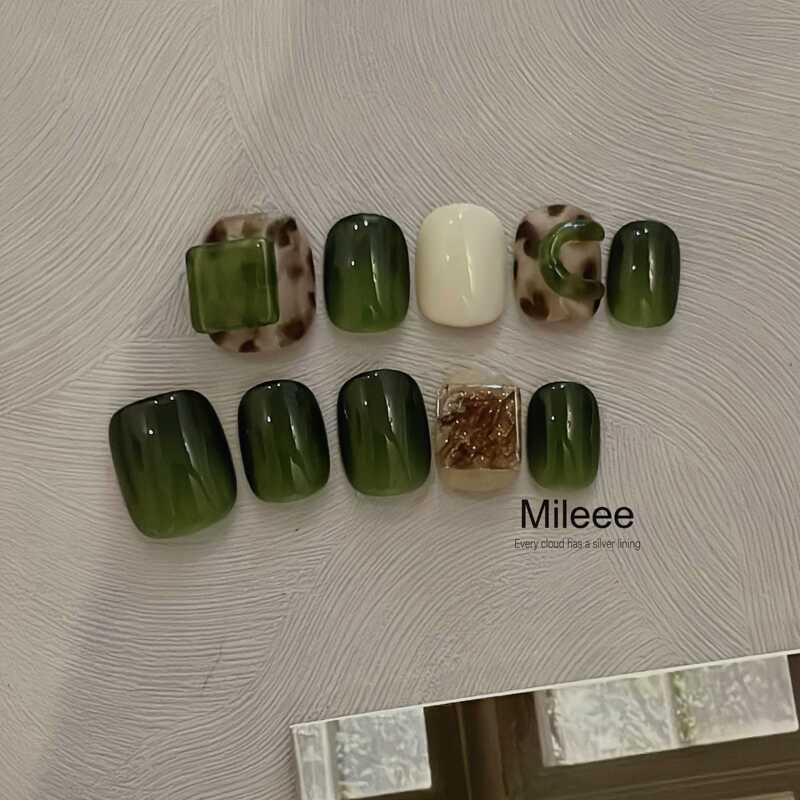 [Mileee Rice Grains] the Wizard of oz Original Design Handmade Manicure Spring and Summer Niche Short Manicure