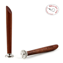 2 pieces of 8deco cool rosewood pipe press stick solid wood smoking tools tool to press smoke and prevent flameout grinding type