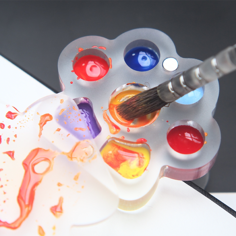 Poetic cat Jaw acrylic pigment packaging box Watercolor powder mini paste paste paste paste paste clamp pack