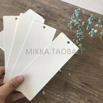 Blank thick cardboard bookmark tag Flower card word card Hard cardboard watercolor sketch color lead graffiti card 30 sheets