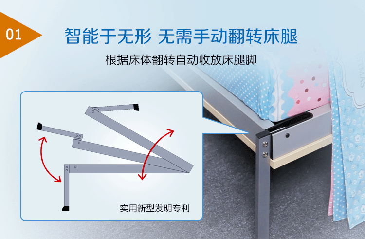 giường vô hình sống tường phòng ngủ giường đa chức năng với tủ quần áo kết hợp gấp giường ngủ giường đôi tình báo ẩn giường rollover - Giường giường xếp gọn