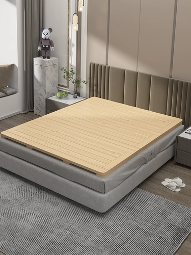 Складной закаленный дышащий защитный матрас для домашнего использования из натурального дерева