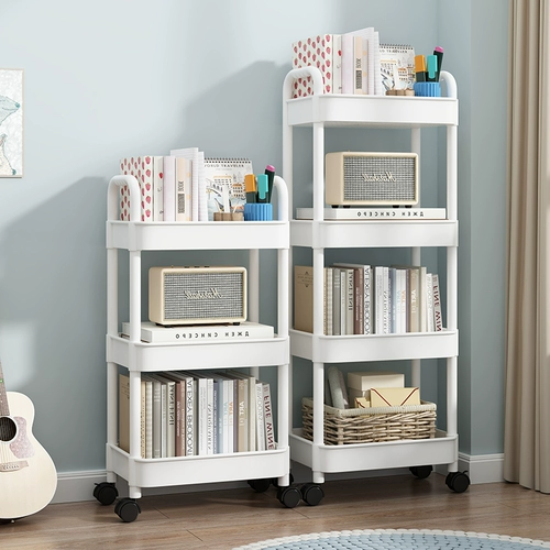 Тележка для домашнего использования, многослойная система хранения, книжная полка для фруктов и овощей