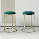 Легкий роскошный маленький стул Домохозяйственная сеть Красная Круглый стул гостиная спальня для спальни столовой столовой можно сложить и хранить запасную скамейку