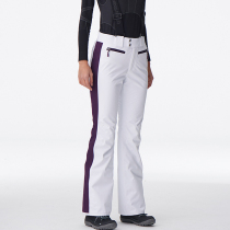 Runningriver running women winter outdoor warm windproof double board detachable strap ski pants B7084