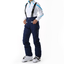 Runningriver running women winter outdoor warm windproof double board detachable strap ski pants T3123