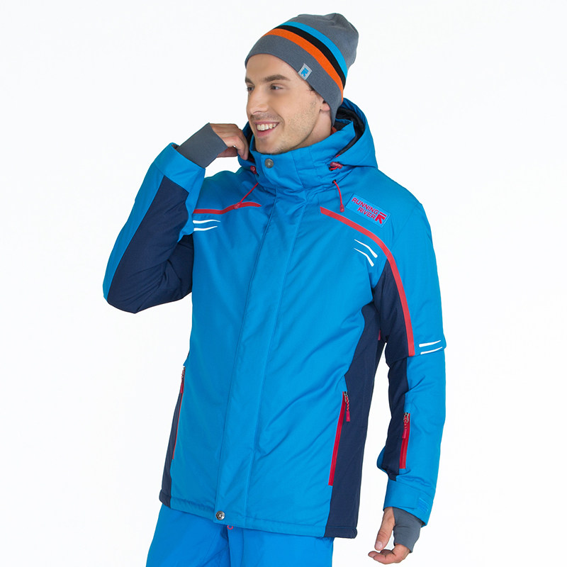 Running river torrent men's ski suit winter outdoor double board windproof warm jacket A6005