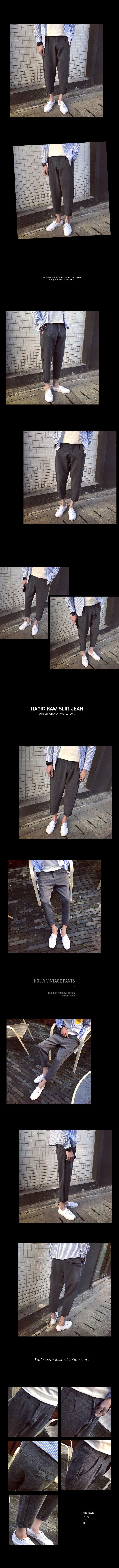 Pantalon en vrac pour adolescent en coton pour été - Ref 1487361 Image 12