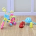 Mặc quần áo búp bê, màu xanh, xanh, barbie, búp bê, búp bê, búp bê, xe bốn bánh, màu sắc ngẫu nhiên búp bê chibi trắng Búp bê / Phụ kiện